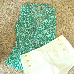 Aquamarine top